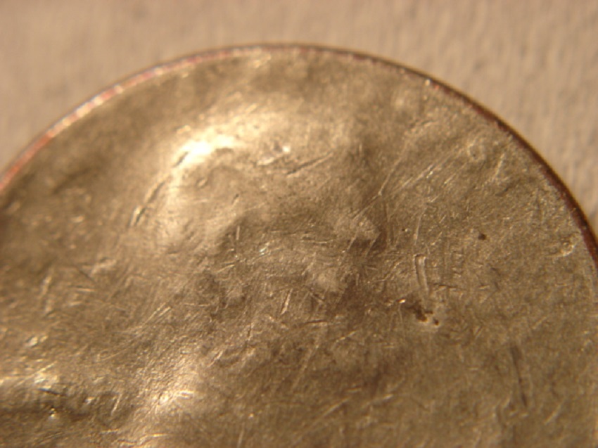 Copper-Lincoln-Memorial-Cent--Capped-Die-Error---Missing-Copper-Obv?